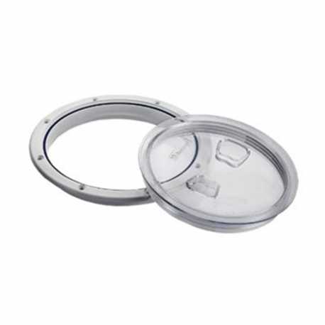 Tampa de Inspeção Circular 4" Transparente