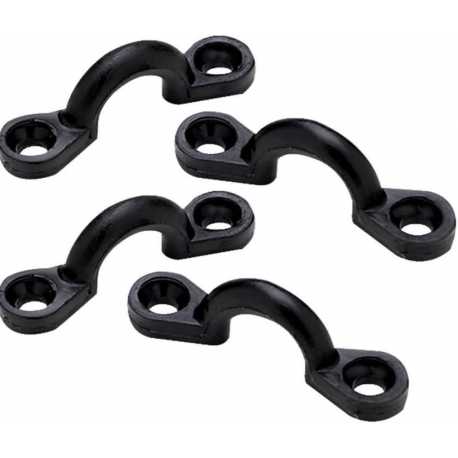 Alça em Nylon Preto - 04 pcs