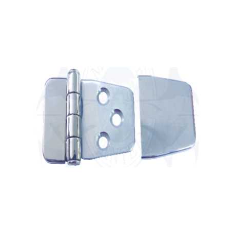 Dobradiça Coberta em Aço Inox 5 furos