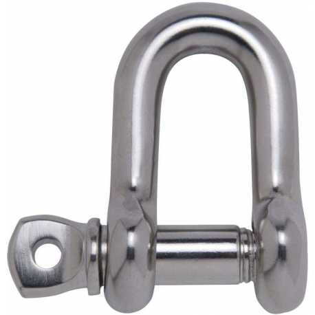 Manilha Reta Aço inox 6 mm