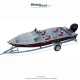 Barco Metalboat Savage 5513 Console Double Fishing