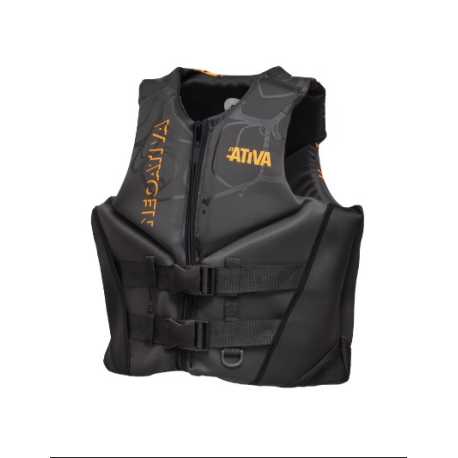  Colete Ativa Neoativa Aqua M Laranja/ Prata/ Verde