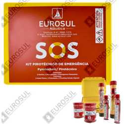 Kit Sinalizador Pirotécnico com Maleta