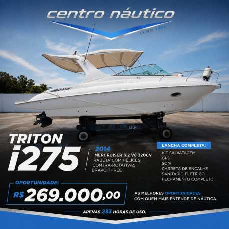 Lancha Triton 275 2014